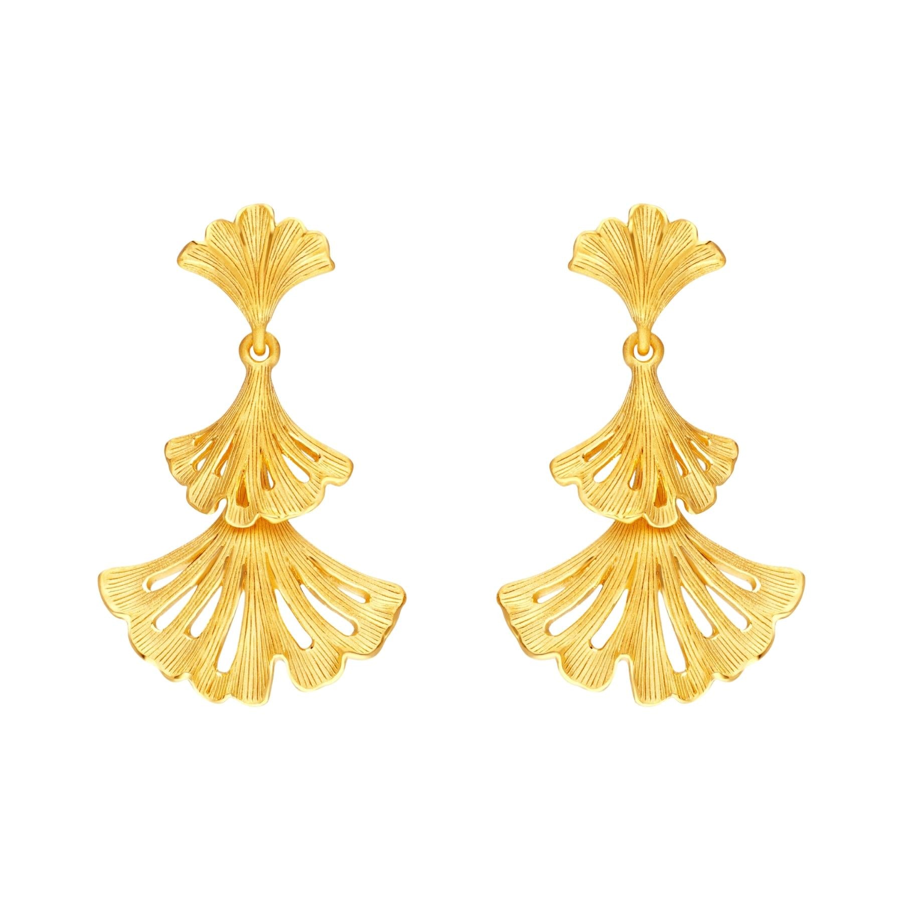 24k Earrings Gold - Temu