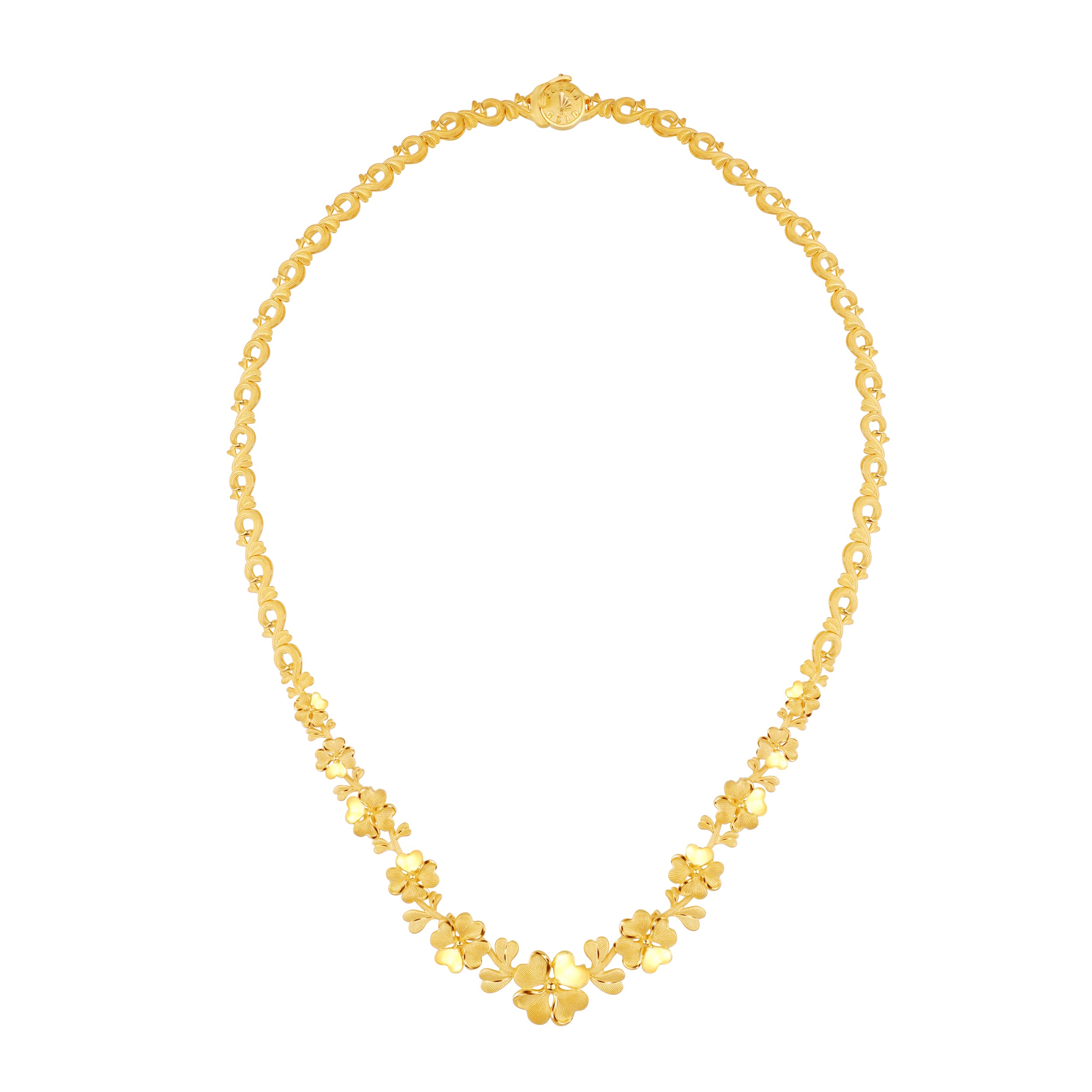 Latest designs of gold shop necklace