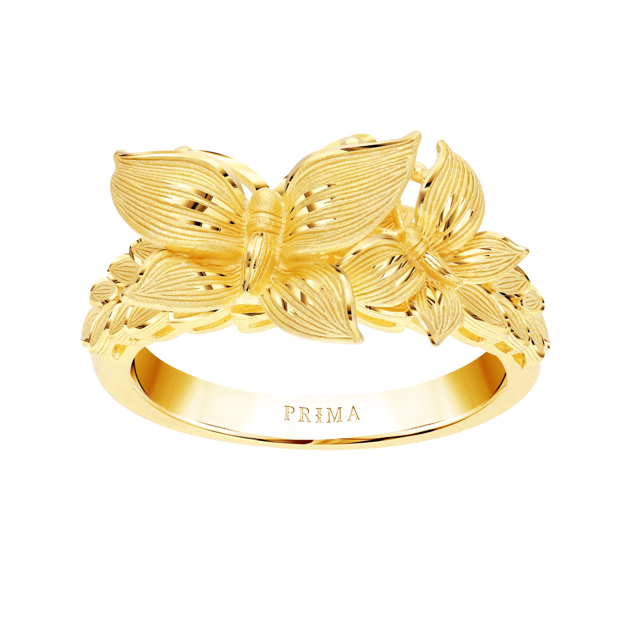 Beautiful Gold Butterfly Ring – Nia