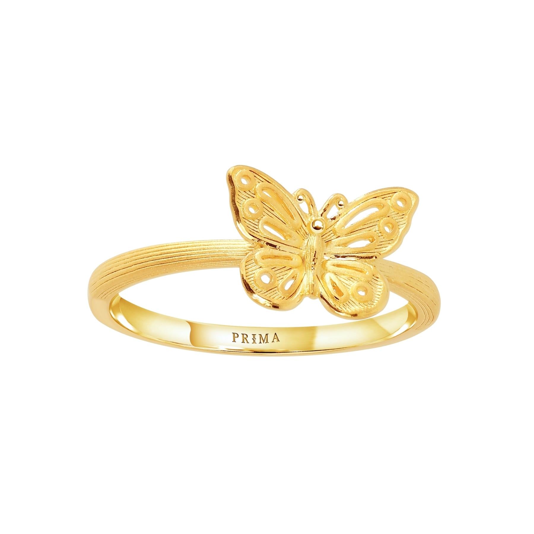 111R3102 2 Prima 24K Pure Gold Butterfly Ring 90bbdda9 01c6 4abc 92e4
